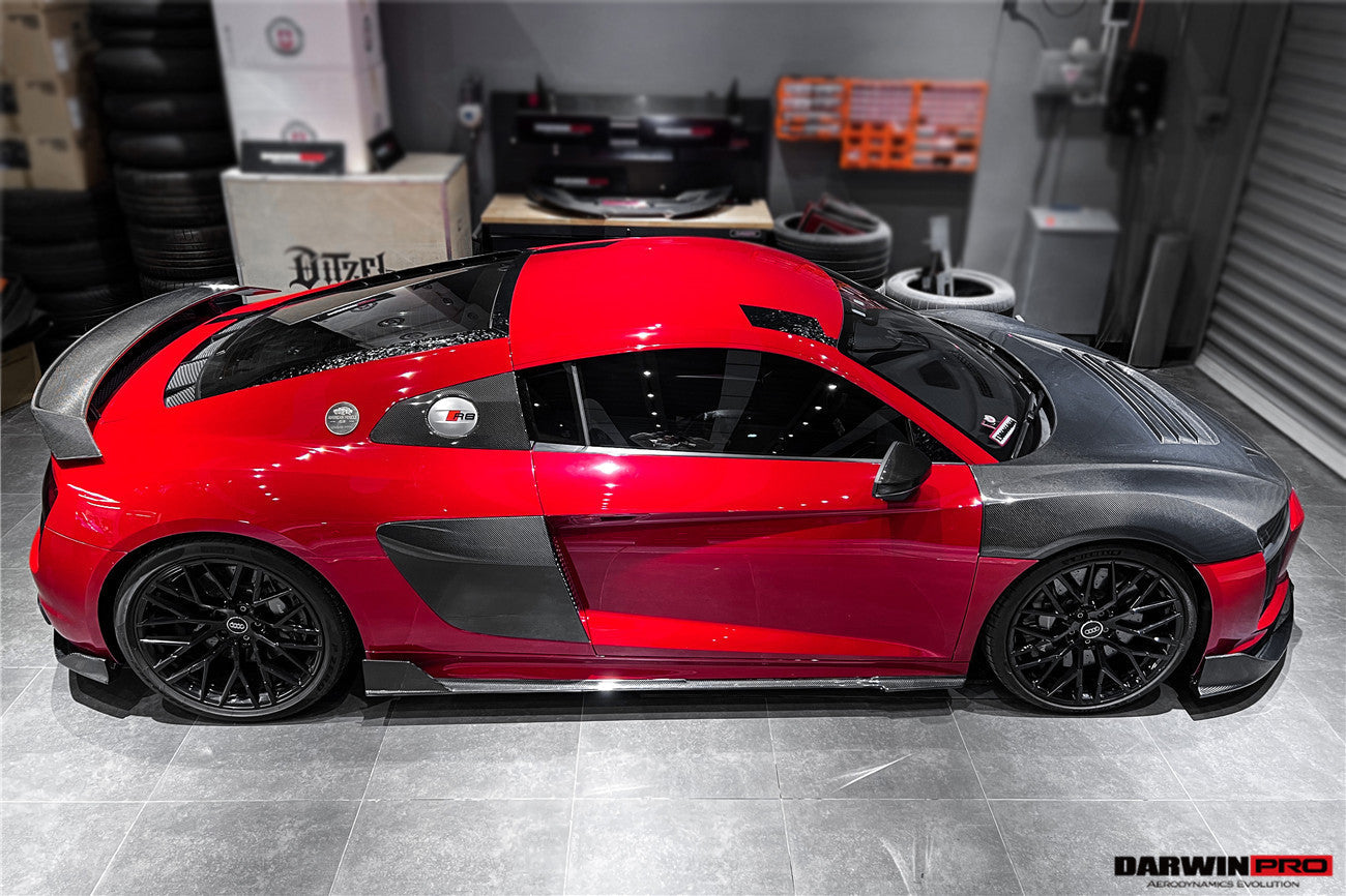 2016-2018 Audi R8 Coupe iMP Performance Carbon Fiber Side Skirts Under Board - DarwinPRO Aerodynamics