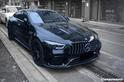 2019-2023 Mercedes Benz AMG GT63/S 4Door Coupe X290 OEM Style Carbon Fiber Front Lip - Carbonado Aero