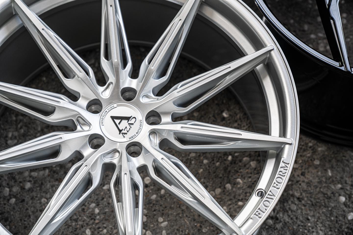 22" Azad AZ FF02 Brushed Silver 5x114.3 ( Square Setup ) ( Set of 4 )