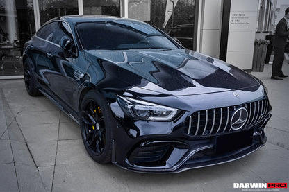 2019+ Mercedes Benz AMG GT63/S 4Door Coupe X290 Carbon Fiber Middle Front Lip - DarwinPRO Aerodynamics