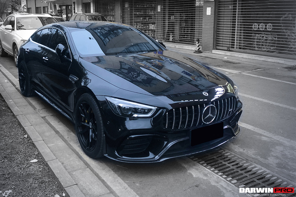 2019+ Mercedes Benz AMG GT63/S 4Door Coupe X290 Carbon Fiber Front Lip - DarwinPRO Aerodynamics