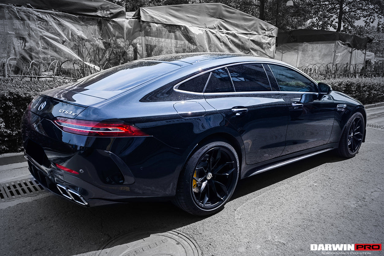 2019+ Mercedes Benz AMG GT63/S 4Door Coupe X290 Carbon Fiber Side Skirts - DarwinPRO Aerodynamics