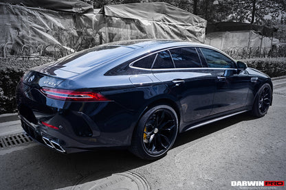 2019+ Mercedes Benz AMG GT63/S 4Door Coupe X290 Carbon Fiber Side Skirts - DarwinPRO Aerodynamics