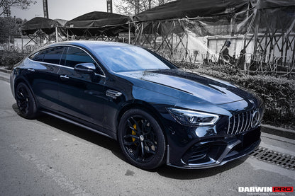 2019+ Mercedes Benz AMG GT63/S 4Door Coupe X290 Carbon Fiber Front Lip - DarwinPRO Aerodynamics