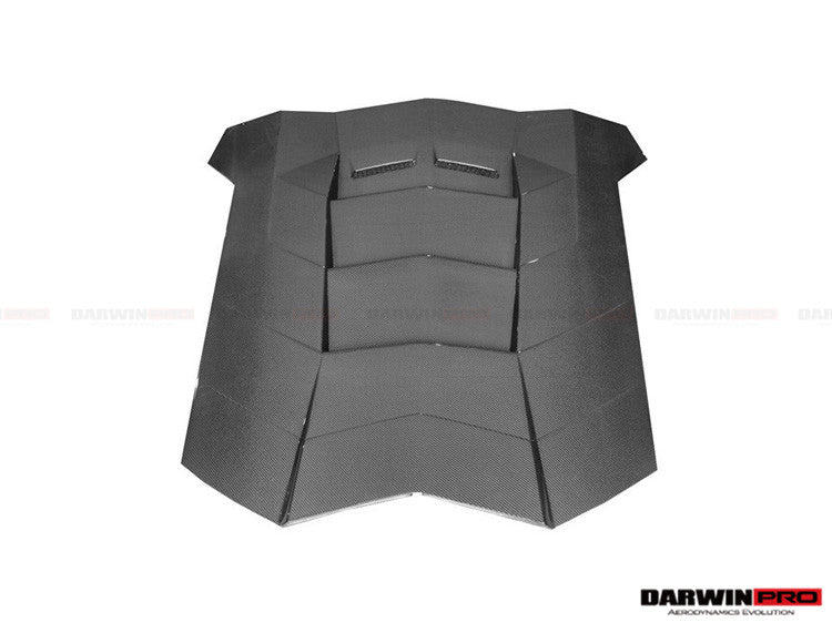 2011-2016 Lamborghini Aventador LP700 Coupe BKSS Style Carbon Fiber Engine Trunk - DarwinPRO Aerodynamics