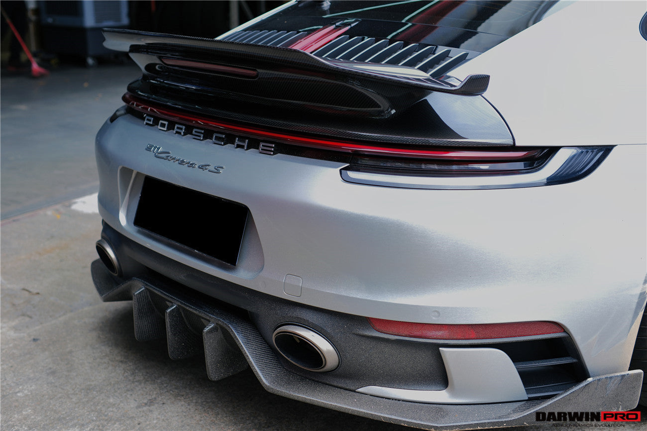 2019-2023 Porsche 911 992 Carrera S/4/4S BKSSII Style Trunk Wing - DarwinPRO Aerodynamics