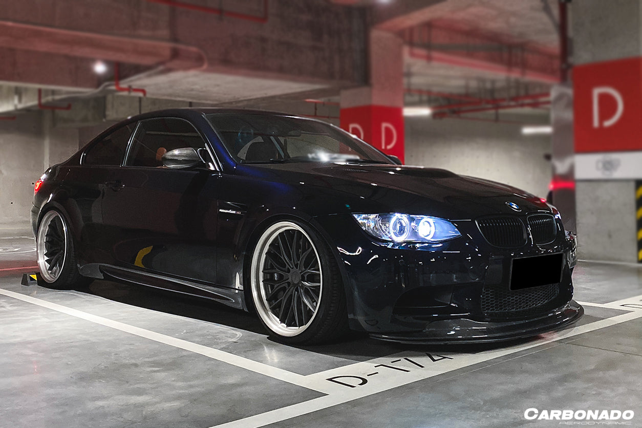 2008-2012 BMW M3 E90/E92/E93 GTSII Style Carbon Fiber Lip - Carbonado
