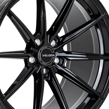 20" Velgen VF10 Gloss Black 5x112 ( Staggered Set ) ( Set of 4 )