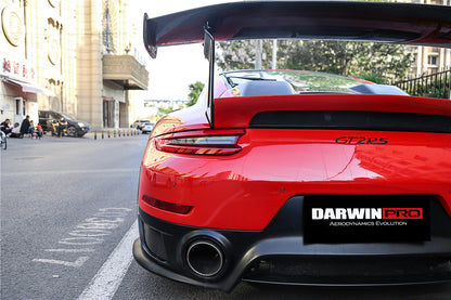 2016-2019 Porsche 911 991.2 Carrera /S GT2RS Style Partial Carbon Fiber Rear Bumper - DarwinPRO Aerodynamics