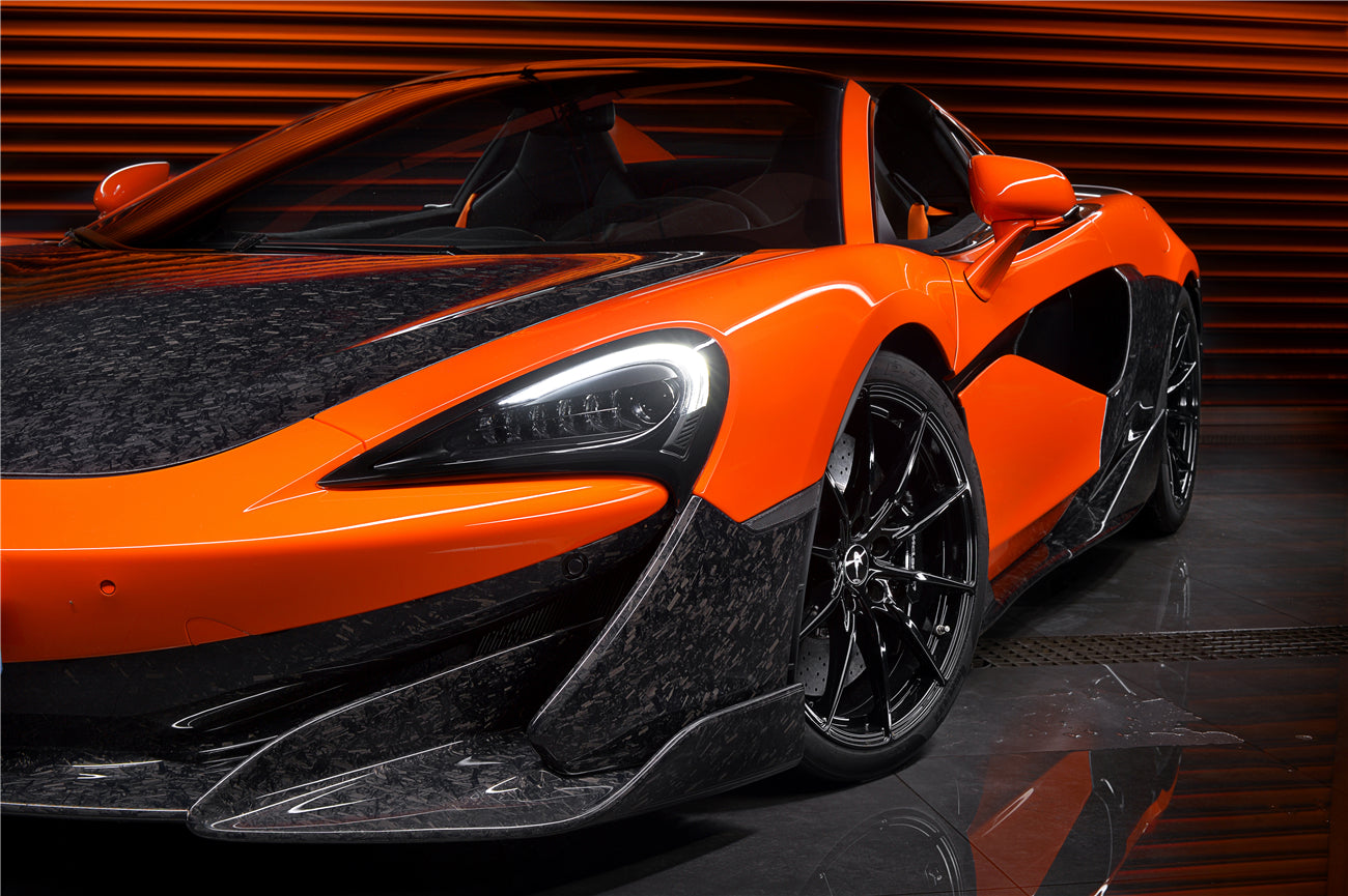2018-2021 McLaren 600lt Carbon Fiber Front Lip Side Splitter - DarwinPRO Aerodynamics