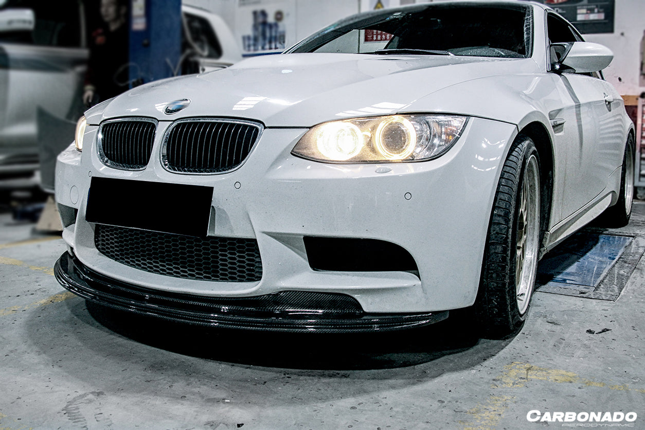 2008-2012 BMW M3 E90/E92/E93 GTSII Style Carbon Fiber Lip - Carbonado