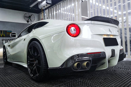 2012-2017 Ferrari F12 Berlinetta RS Style Carbon Fiber Rear Diffuser - Carbonado