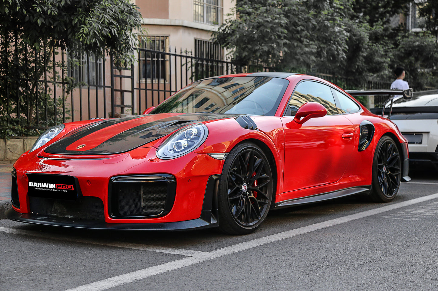 2016-2018 Porsche 911 991.2 Carrera/Targa 4/4S GT2RS Style Carbon Fiber Quarter Panel Side Scoops - DarwinPRO Aerodynamics
