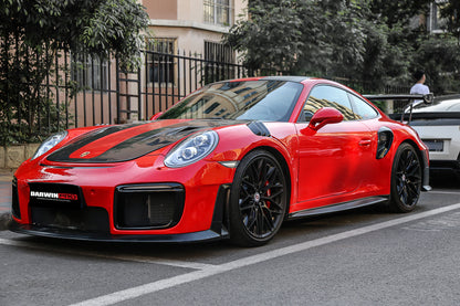 2016-2018 Porsche 911 991.2 Carrera/Targa 4/4S GT2RS Style Carbon Fiber Quarter Panel Side Scoops - DarwinPRO Aerodynamics