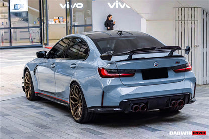 2021-UP BMW M3 G80 G20 BKSSII Style Carbon Fiber Trunk Spoiler - DarwinPRO Aerodynamics