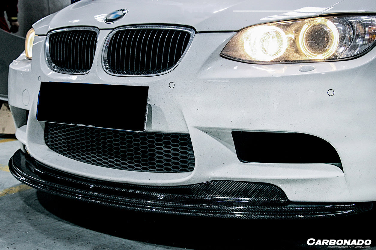 2008-2012 BMW M3 E90/E92/E93 GTSII Style Carbon Fiber Lip - Carbonado