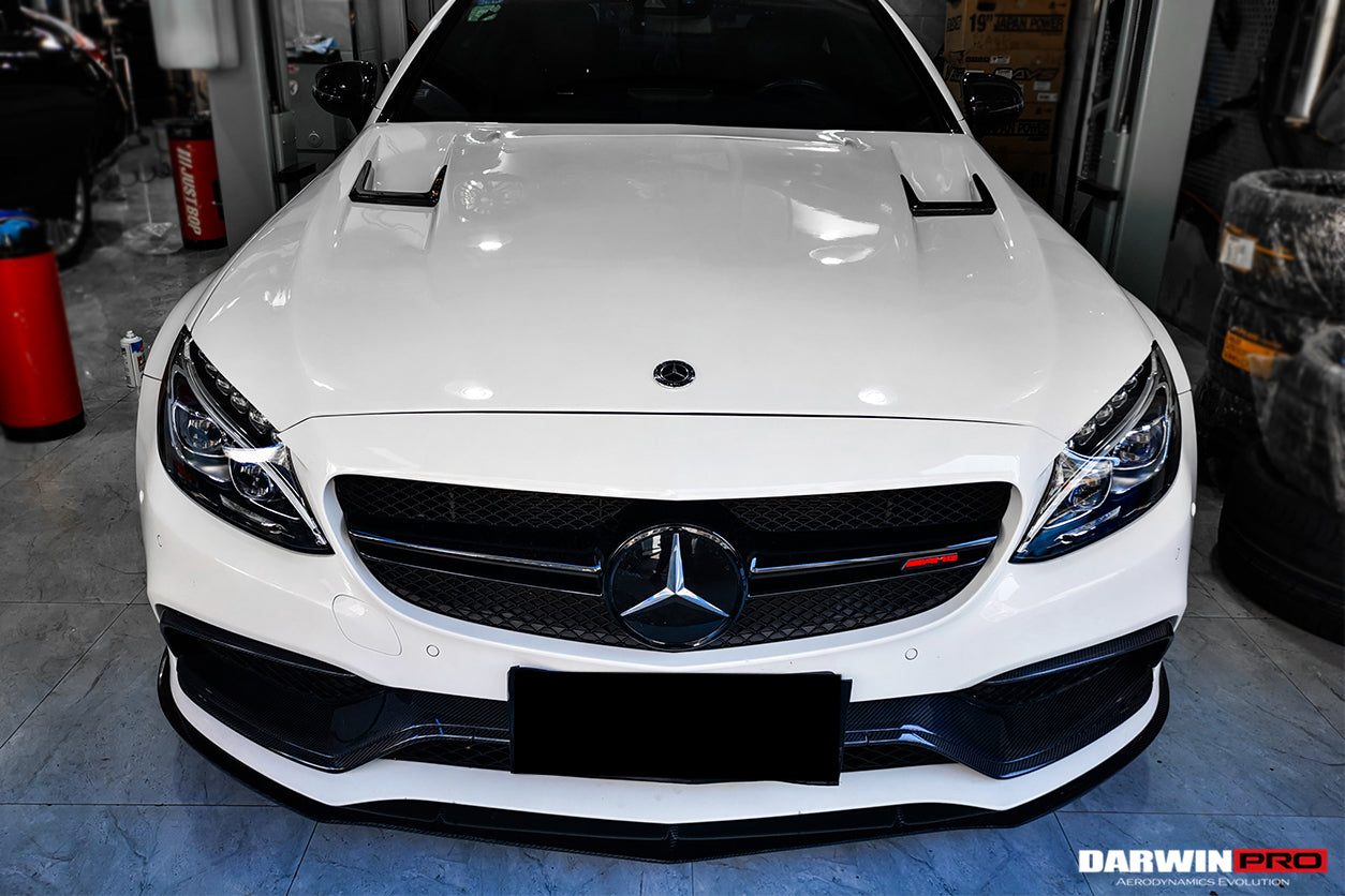 2015-2021 Mercedes Benz W205 C63/S AMG BKSS Style Hood - DarwinPRO Aerodynamics