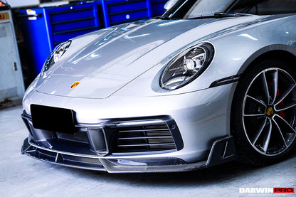 2019-2023 Porsche 911 992 Carrera S/4/4S/Targa/Cabriolet BKSS Style Front Lip - DarwinPRO Aerodynamics