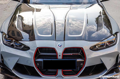 2021-UP BMW M3 G80 M4 G82/G83 OD Style DRY Carbon Fiber Gril (NO ACC) - Carbonado