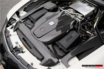 2015-2020 Mercedes Benz AMG GT/GTS Autoclave Carbon Fiber Radiator Cover Repalcement - DarwinPRO Aerodynamics