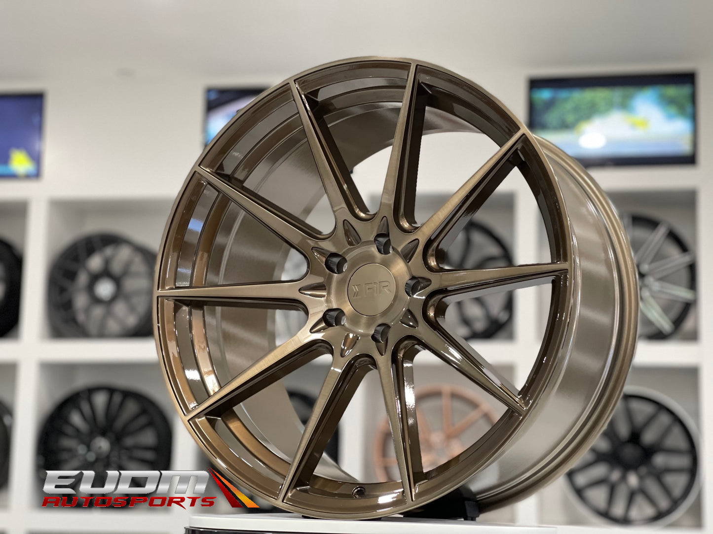 20" F1R F101 Brushed Bronze 5x114.3