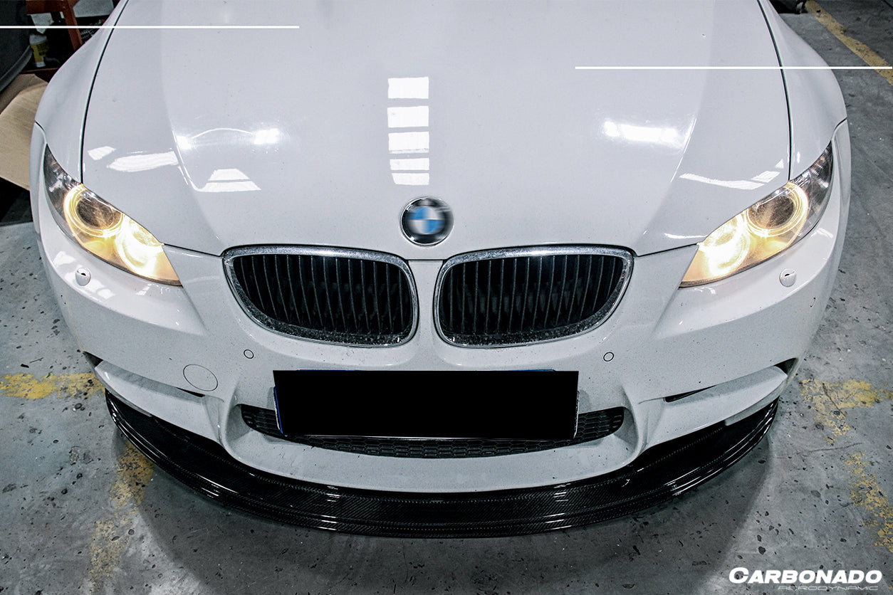 2008-2012 BMW M3 E90/E92/E93 GTSII Style Carbon Fiber Lip - Carbonado