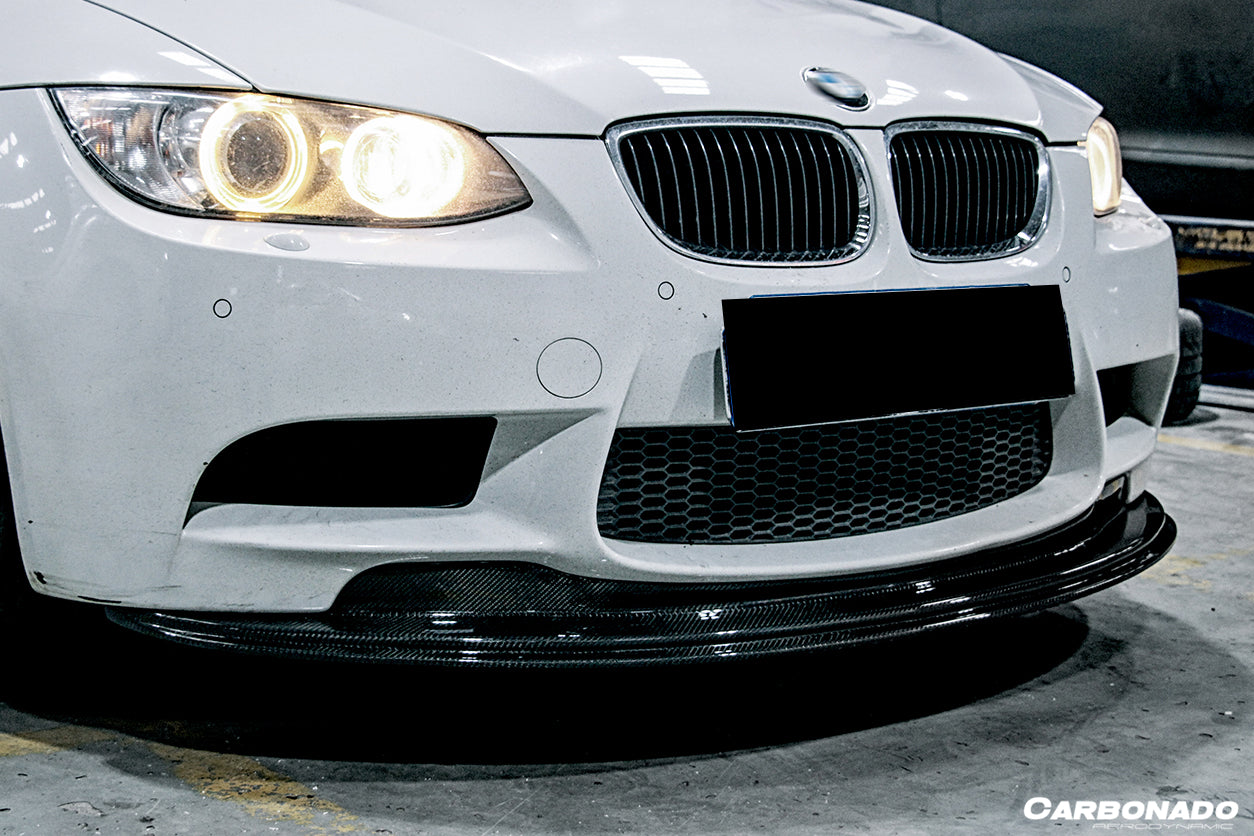 2008-2012 BMW M3 E90/E92/E93 GTSII Style Carbon Fiber Lip - Carbonado