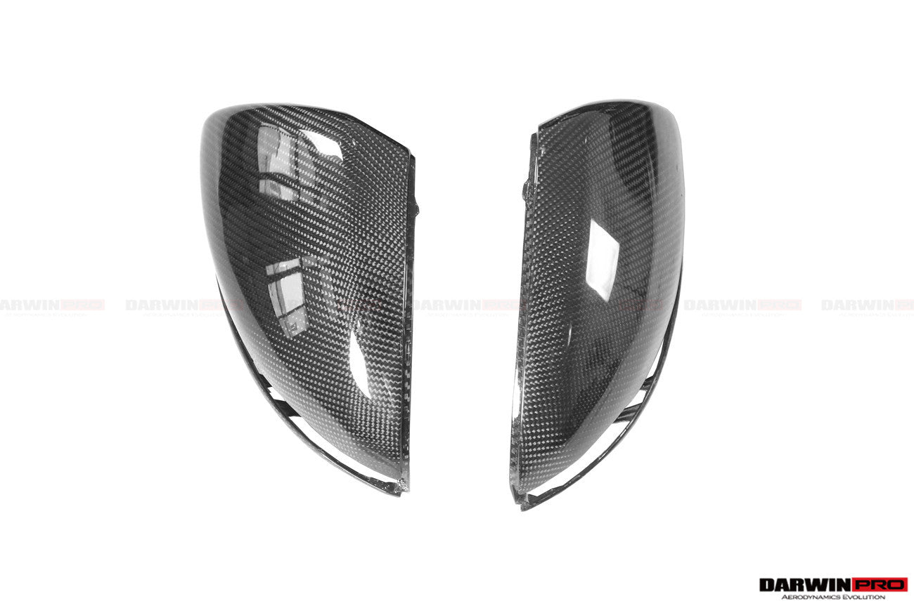 2014-2021 Mercedes Benz C-Class W205/ S-Class W222 C217/ E-Class W213 2/4 Door Dry Carbon Fiber Mirror Housing Replacement - DarwinPRO Aerodynamics