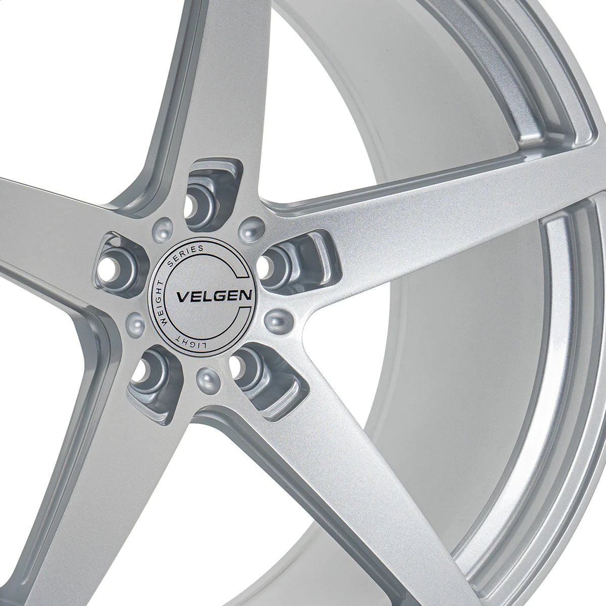 20" Velgen Classic5 V2 Gloss Silver 5x114.3 ( Staggered Set ) ( Set of 4 )