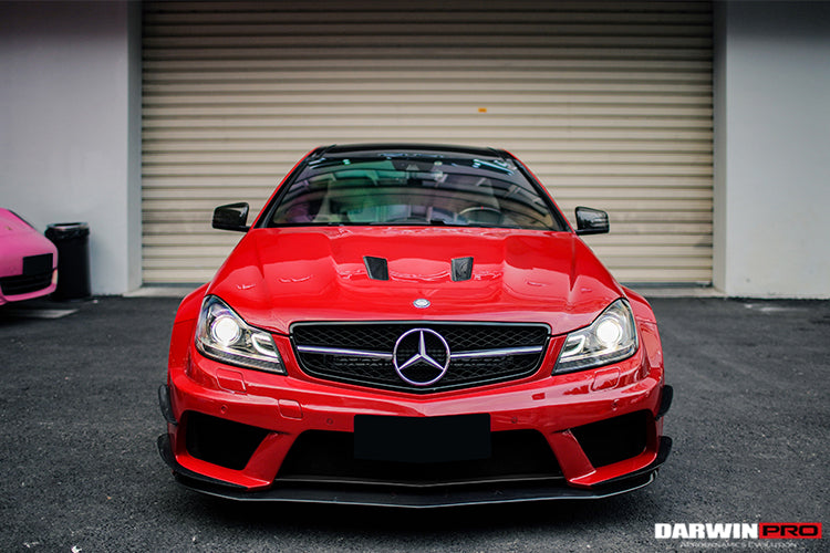 2012-2014 Mercedes Benz W204 C63 AMG BKSS Style Hood - DarwinPRO Aerodynamics