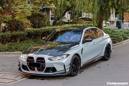 2021-UP BMW M3 G80 M4 G82/G83 OD Style DRY Carbon Fiber Gril (NO ACC) - Carbonado