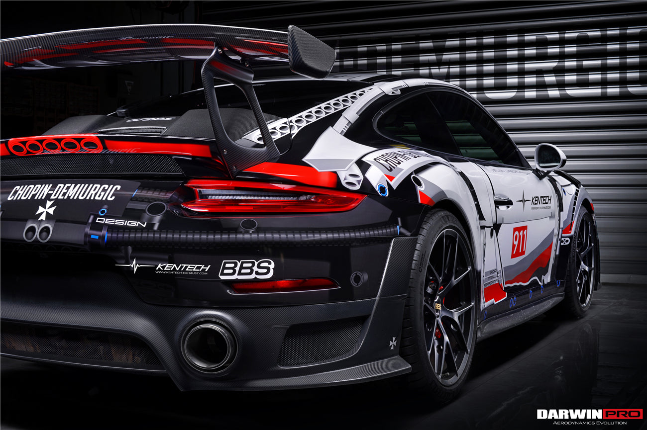 2016-2019 Porsche 911 991.2 Carrera /S GT2RS Style GT2RS Carbon Fiber Side Skirts - DarwinPRO Aerodynamics