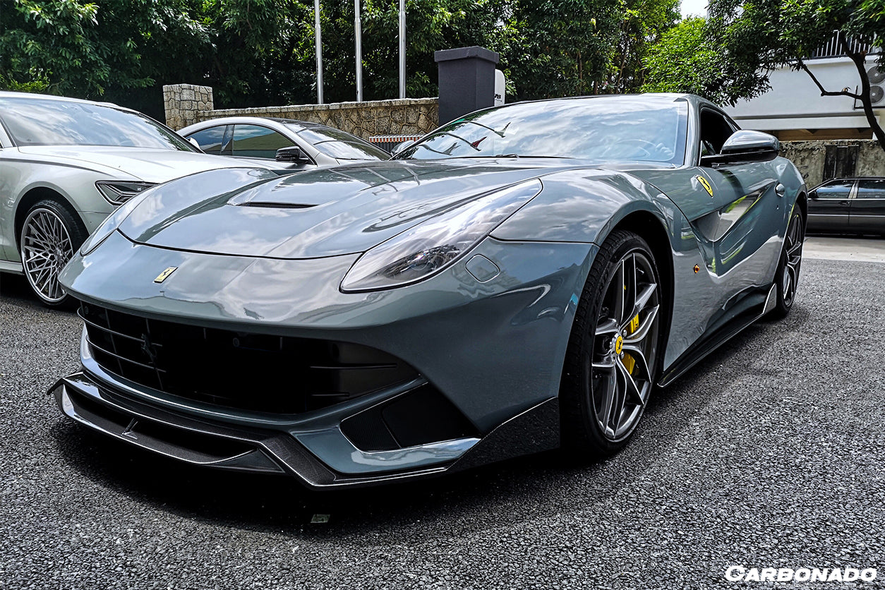 2012-2017 Ferrari F12 Berlinetta DC Style Carbon Fiber  Side Skirts - Carbonado