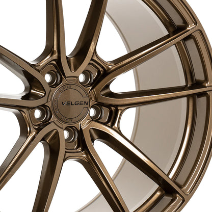 20" Velgen VF5 Gloss Bronze 5x114.3 ( Staggered Set ) ( Set of 4 )
