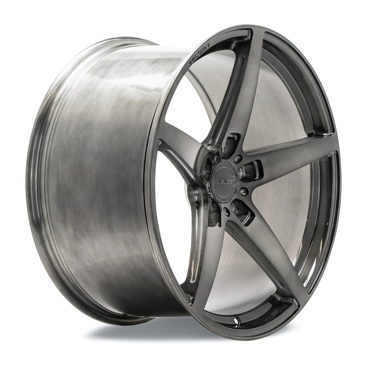 22" Velgen Classic5 V2 Brushed Titanium 5x127 ( Set of 4 )
