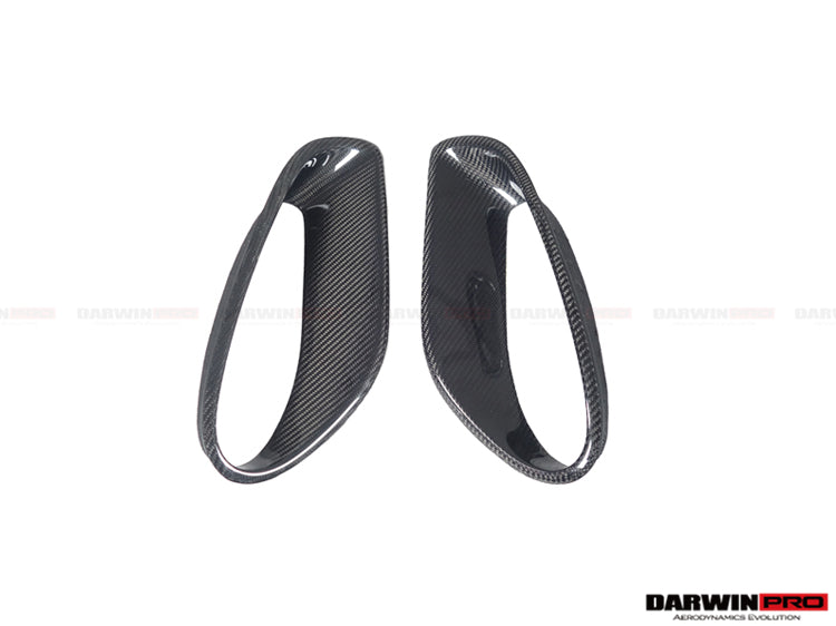 2013-2019 Porsche 991 Turbo/S OEM Style Carbon Fiber Quarter Panel Side Scoops - DarwinPRO Aerodynamics
