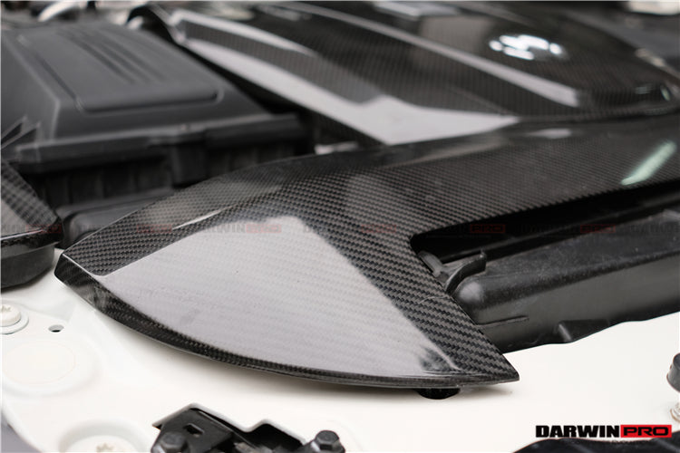2015-2020 Mercedes Benz AMG GT/GTS Autoclave Carbon Fiber Radiator Cover Repalcement - DarwinPRO Aerodynamics