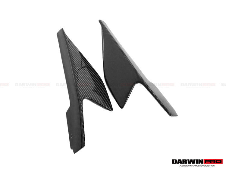 2010-2015 Ferrari 458 Coupe/Spyder Speciale Style Carbon Fiber Side Skirts Canards - DarwinPRO Aerodynamics