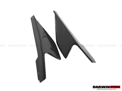2010-2015 Ferrari 458 Coupe/Spyder Speciale Style Carbon Fiber Side Skirts Canards - DarwinPRO Aerodynamics