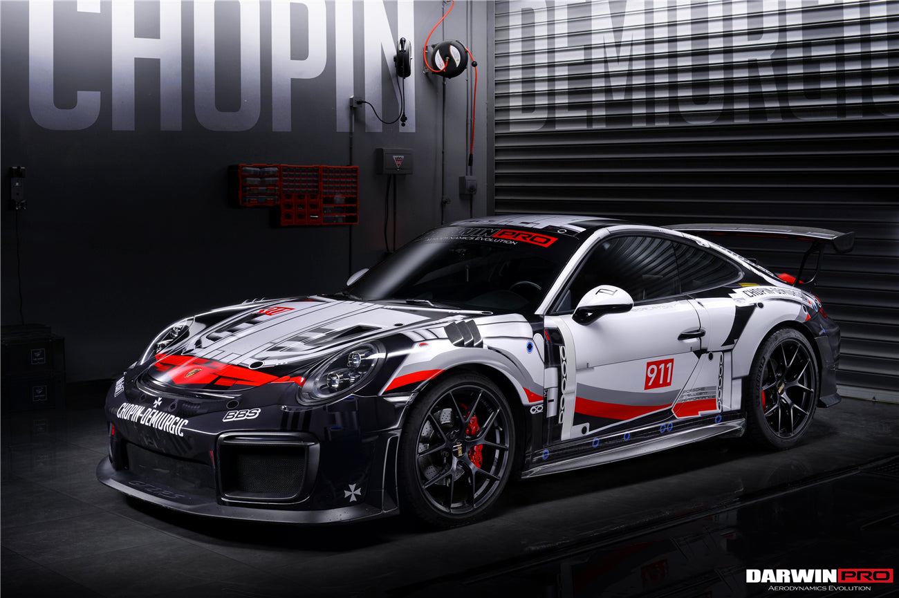 2016-2019 Porsche 911 991.2 Carrera /Targa 4/4S GT2RS Style Partial Carbon Fiber Fender - DarwinPRO Aerodynamics