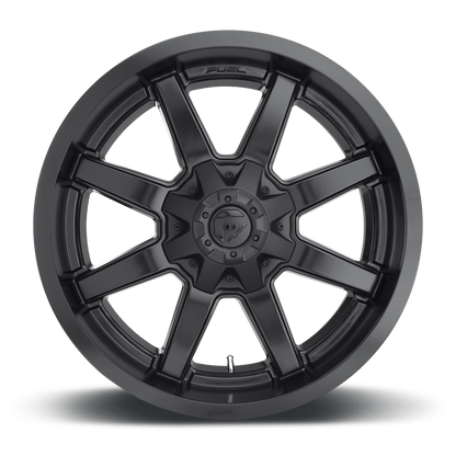 18" Fuel D436 Maverick Satin Black 6x135 ( Set of 4 )