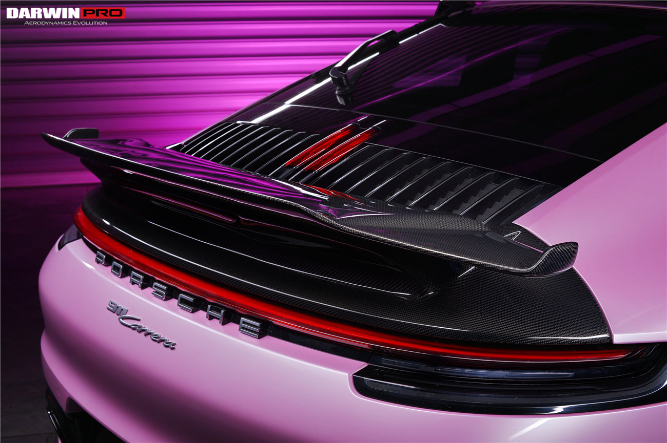2019-2023 Porsche 911 992 Carrera S/4/4S BKSSII Style Trunk Wing - DarwinPRO Aerodynamics