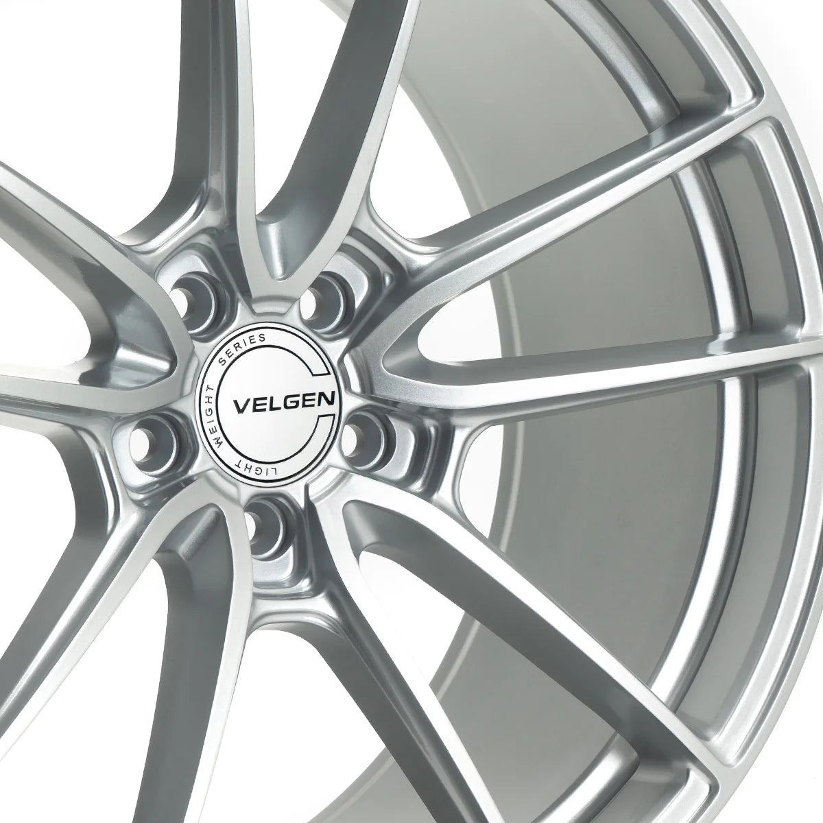 20" Velgen VF5 Gloss Silver 5x114.3 ( Staggered Set ) ( Set of 4 )