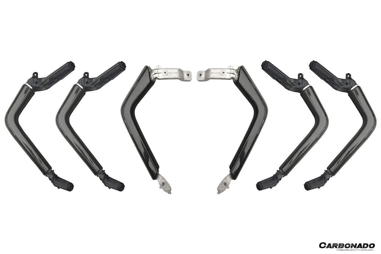 2018-2026 Porsche Cayenne 9Y0 OE Style Autoclave Carbon Fiber Inner Door Handle | Fits S, Coupé, E-Hybrid, GTS, Turbo, Turbo GT