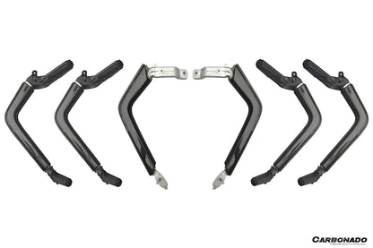 2018-2026 Porsche Cayenne 9Y0 OE Style Autoclave Carbon Fiber Inner Door Handle | Fits S, Coupé, E-Hybrid, GTS, Turbo, Turbo GT
