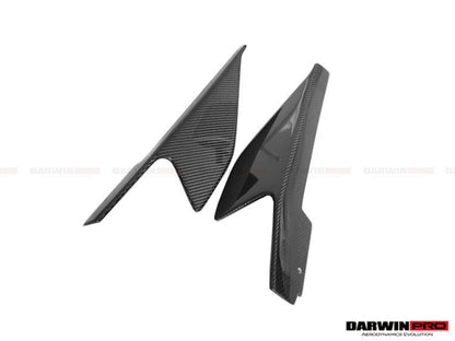 2010-2015 Ferrari 458 Coupe/Spyder Speciale Style Carbon Fiber Side Skirts Canards - DarwinPRO Aerodynamics
