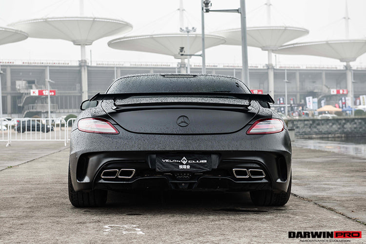 2010-2015 Mercedes Benz W197 SLS AMG BKSS Style Rear Bumper - DarwinPRO Aerodynamics