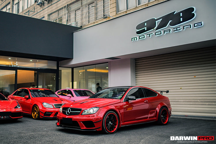 2012-2014 Mercedes Benz W204 C63 AMG Coupe BKSS Style Wide Full Body Kit - DarwinPRO Aerodynamics