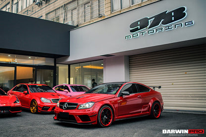 2012-2014 Mercedes Benz W204 C63 AMG Coupe BKSS Style Wide Full Body Kit - DarwinPRO Aerodynamics