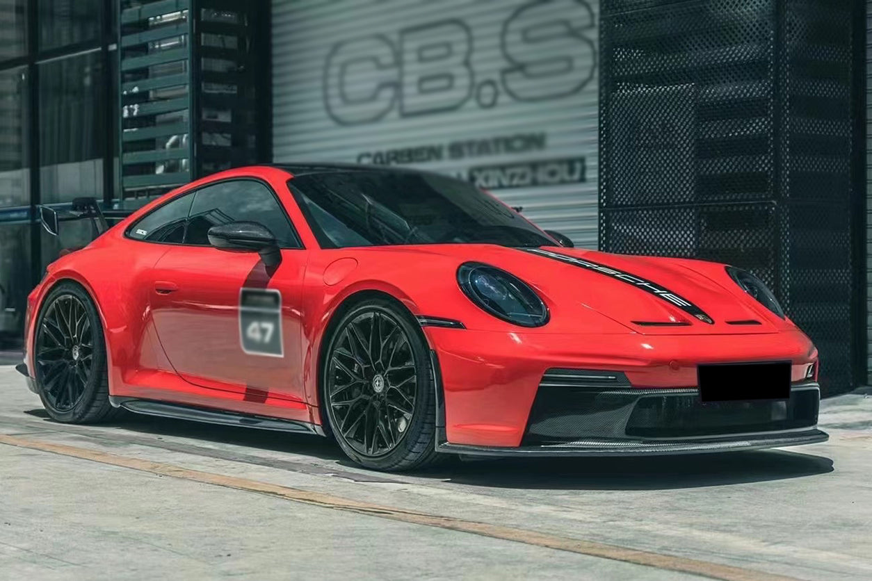2019-2023 Porsche 911 992 Carrera/S/4/4S/Targa/Cabriolet GT3 Style Side Skirts - DarwinPRO Aerodynamics